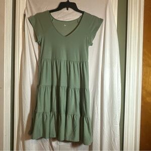 So Green Summer Tiered Dress Women’s Size Small